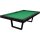 John West Pool Billardtisch Denver Dream 7ft Schwarz inkl. Abdeckplatte mit Schieferplatte