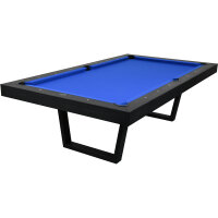 John West Pool Billardtisch Denver Dream 8ft Schwarz inkl. Abdeckplatte mit Schieferplatte