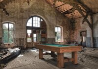 John West Pool Billardtisch Endrino mit Schieferplatte 7ft