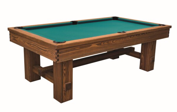 John West Pool Billardtisch Endrino mit Schieferplatte 8ft
