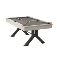 John West Pool Billardtisch Nashville 6ft mit Schieferplatte inkl. Abdeckplatte