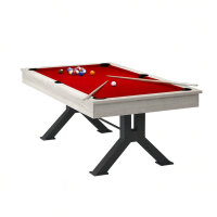 John West Pool Billardtisch Nashville 6ft mit Schieferplatte inkl. Abdeckplatte