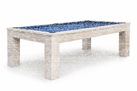 John West Billardtisch Weiß 6ft – kompakt & elegant mit Schieferplatte
