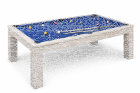 John West Billardtisch Weiß 6ft – kompakt & elegant mit Schieferplatte