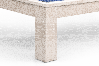 John West Billardtisch Weiß 6ft – kompakt & elegant mit Schieferplatte