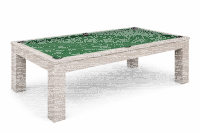 John West Billardtisch Weiß 6ft – kompakt & elegant mit Schieferplatte