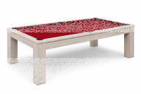 John West Billardtisch Weiß 6ft – kompakt & elegant mit Schieferplatte