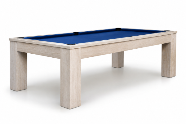 John West Billardtisch Weiß 7ft – der perfekte Allrounder mit Schieferplatte