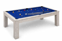 John West Billardtisch Weiß 7ft – der perfekte Allrounder mit Schieferplatte