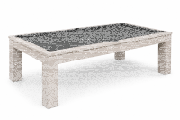 John West Billardtisch Weiß 7ft – der perfekte Allrounder mit Schieferplatte