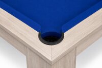 John West Billardtisch Weiß 8ft – großes Spielfeld mit Schieferplatte