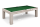 John West Billardtisch Weiß 8ft – großes Spielfeld mit Schieferplatte