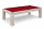 John West Billardtisch Weiß 8ft – großes Spielfeld mit Schieferplatte
