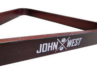John West Triangel für 57 mm Pool Billardkugeln Holz Mahagoni