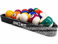 John West Triangel für 57 mm Pool Billardkugeln Holz Schwarz
